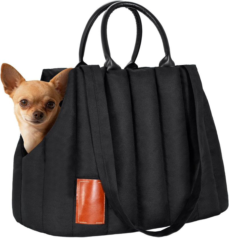 Pet Purse Carrier Tote Bag Stylish Soft-Sided Dog Travel Bag