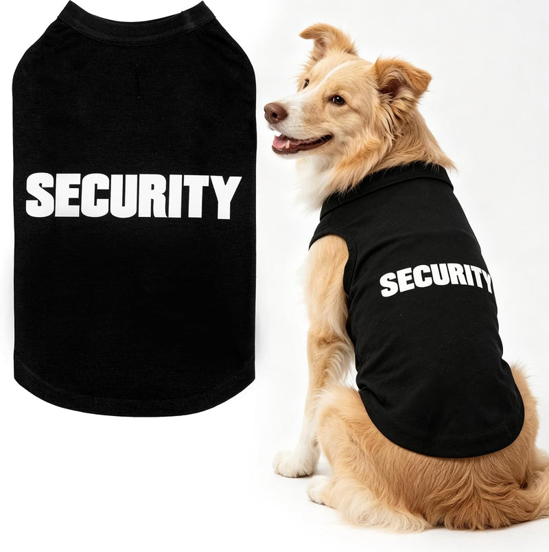 BINGPET Dog Security Shirt, Soft Cotton Puppy T-Shirt, Halloween Costumes