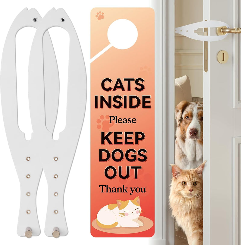 TGIOW Cat Door Latch, Cat Door Stopper Keep Open 2.5-6
