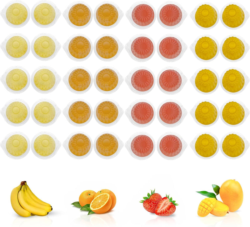 Pet Jelly Pods Variety Pack - Nutritious Jelly Fruit Nectar Treats for Geckos, Sugar Gliders, Birds, Small Pets - Real F