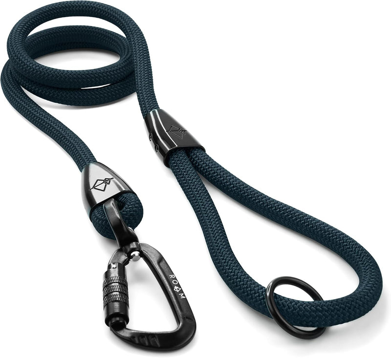MADE TO ROAM Premium Explorer Leash - Climbing Rope Leash with Autolocking Aviation Aluminum Carabiner - Colorado Nights