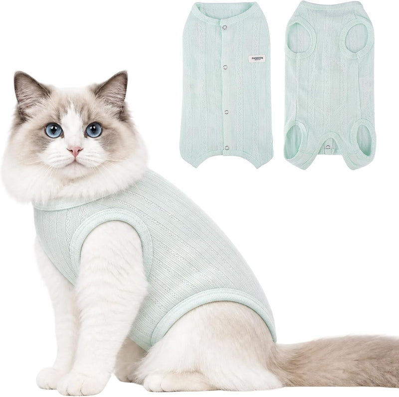Coppthinktu Cat Recovery Suit Cat Onesie, Cat Spay Recovery Suit Female