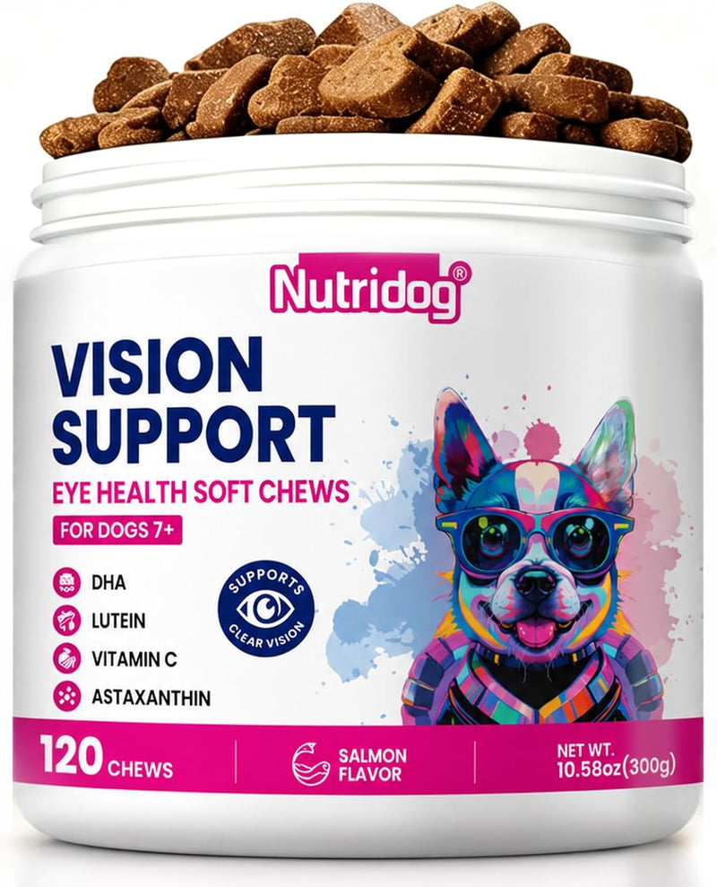 Eye Supplements for Dogs - Cataract & Dry Eye Relief Supplement