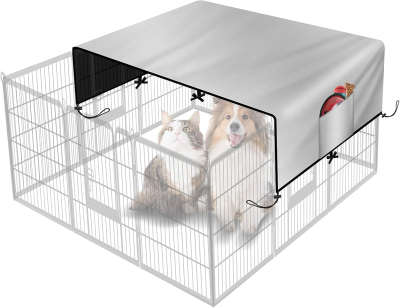 SIRUITON Dog Playpen Cover,Heavy Duty 600D Oxford Fabric