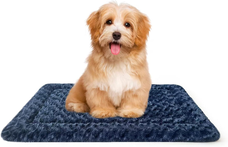 Small Dog Bed Mat, Puppy Bed for Dog Crate, Washable Dog Crate Pad with Non-Slip Bottom, Soft Kennel Mat for Cage, Cat B
