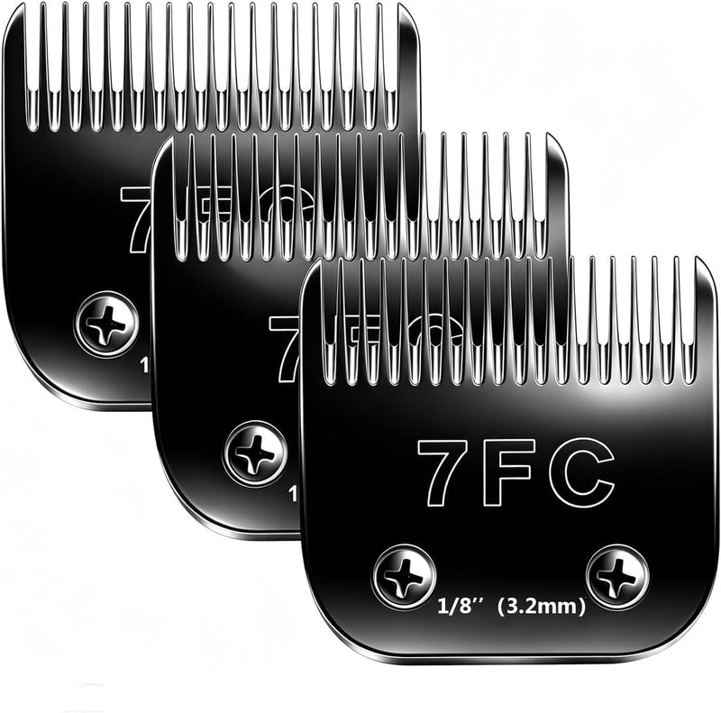 7F Blades Dog Grooming Blades Compatible with Andis/Oster A5