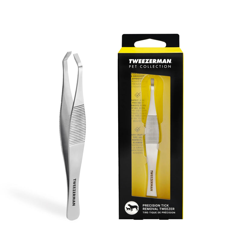 Tweezerman Pet Tick Removal Tweezer, Tick Removal Tool for Dogs and Cats