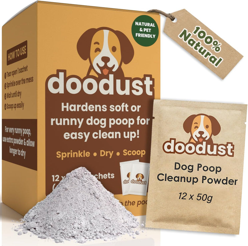 Dog Poop Powder, Poop Hardener, Solidifier, Biodegradable, Pet-Safe, Yard