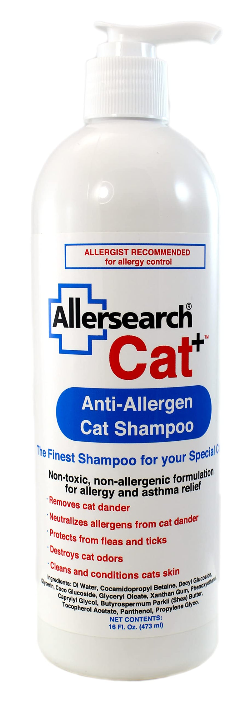 Allersearch Cat+ Anti-Allergen Cat Shampoo
