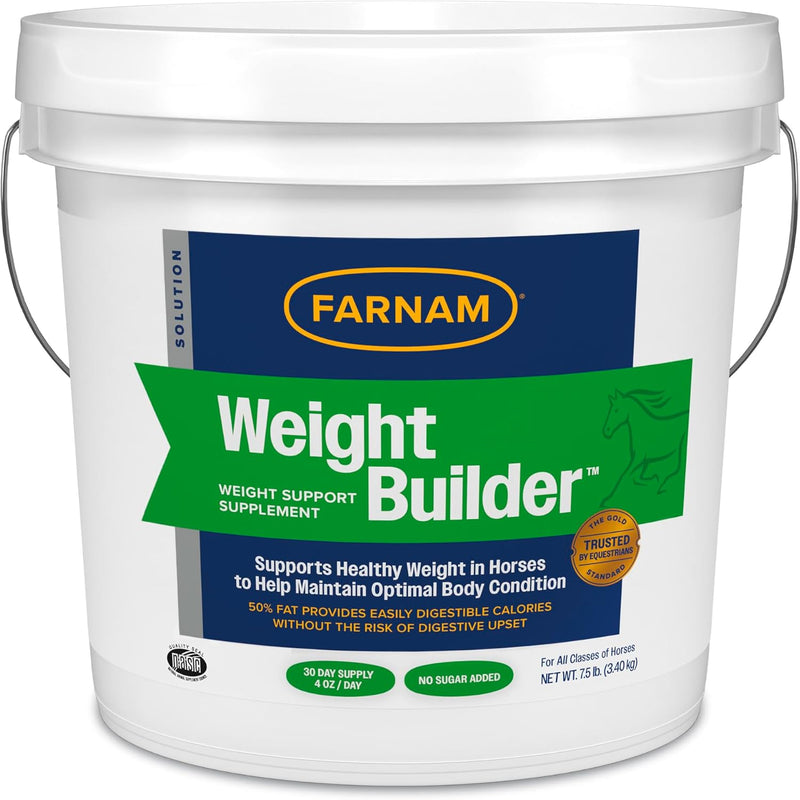 Farnam Weight Builder Weight Support Supplement for Horses, 30 Day Supply