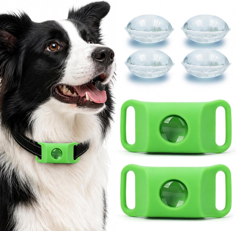 Pendant for Dogs, Adjustable Collar Tag for Small Medium Large Breeds, Water-Resistant Dog Pendant 2 Pcs with 4 Extra Re