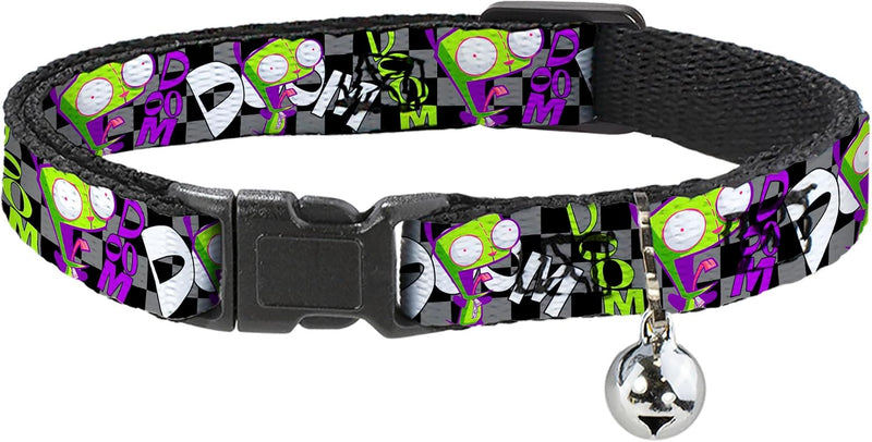 Invader Zim Breakaway Cat Collar