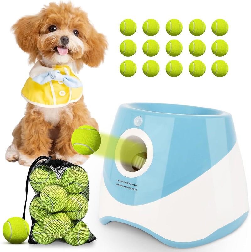 Automatic Ball Launcher for Dogs: Indoor Thrower Fetch Machine