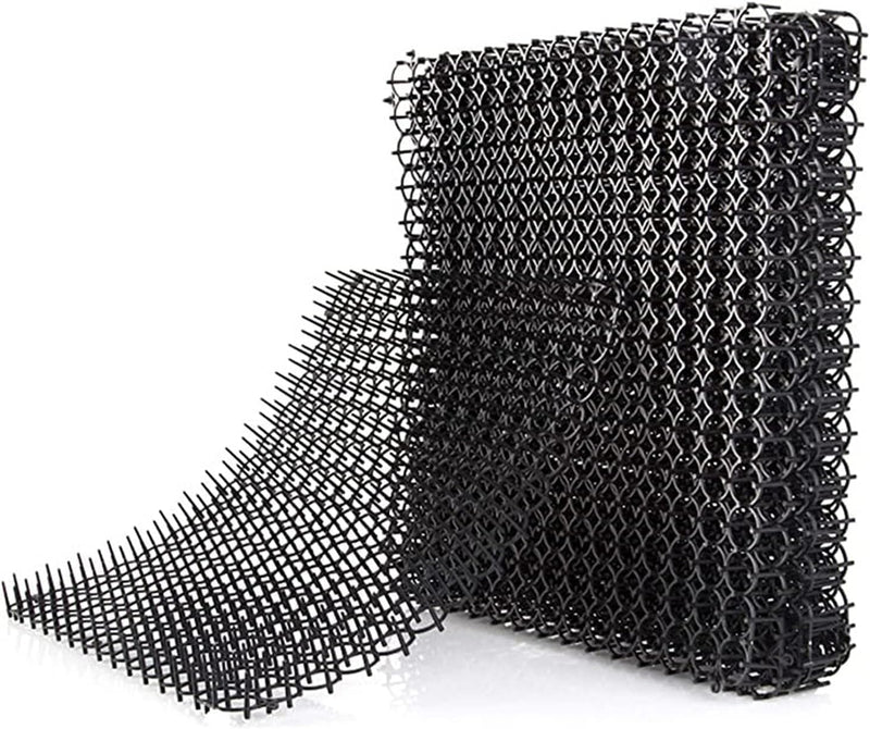 Repellent Outdoor Cat Scat Mat (Set of 12) Repellent Scat Mat with Plastic Spikes Repellent Indoor & Outdoor for All Sea