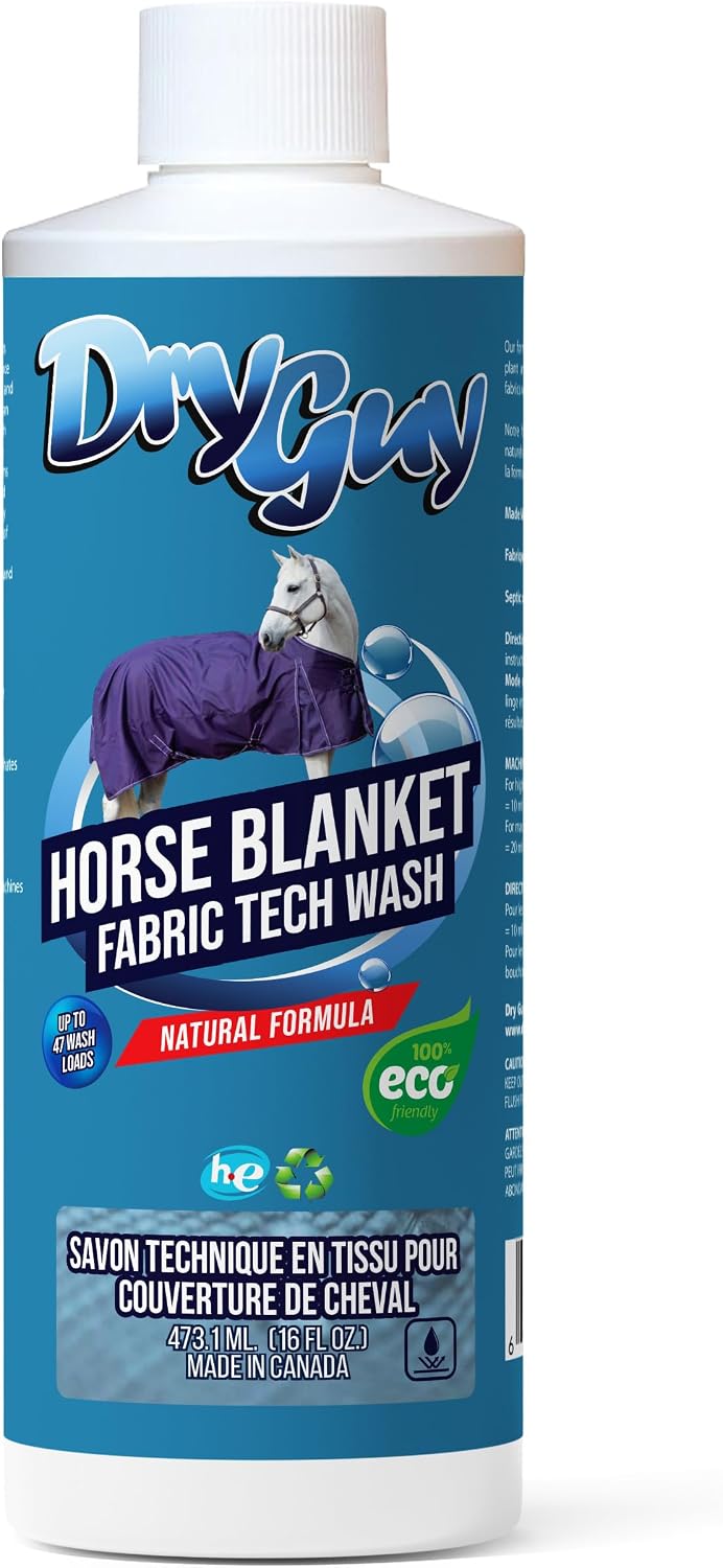 Horse Blanket Fabric Tech Wash – Eco‑Friendly, Highly Concentrated Deep Clean for Turnouts, Stable Sheets & Rugs, Restor