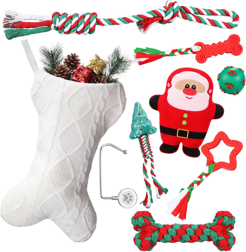 Kasyat 9 Pcs Christmas Dog Gift Set, 16.5