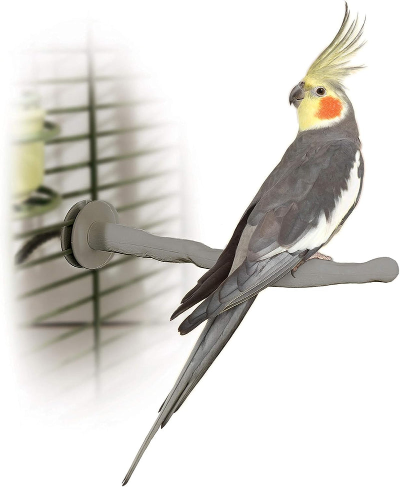 K&H Bird Heater, Thermo-Perch for Cage, Small 1x10.5in 12V, Gray