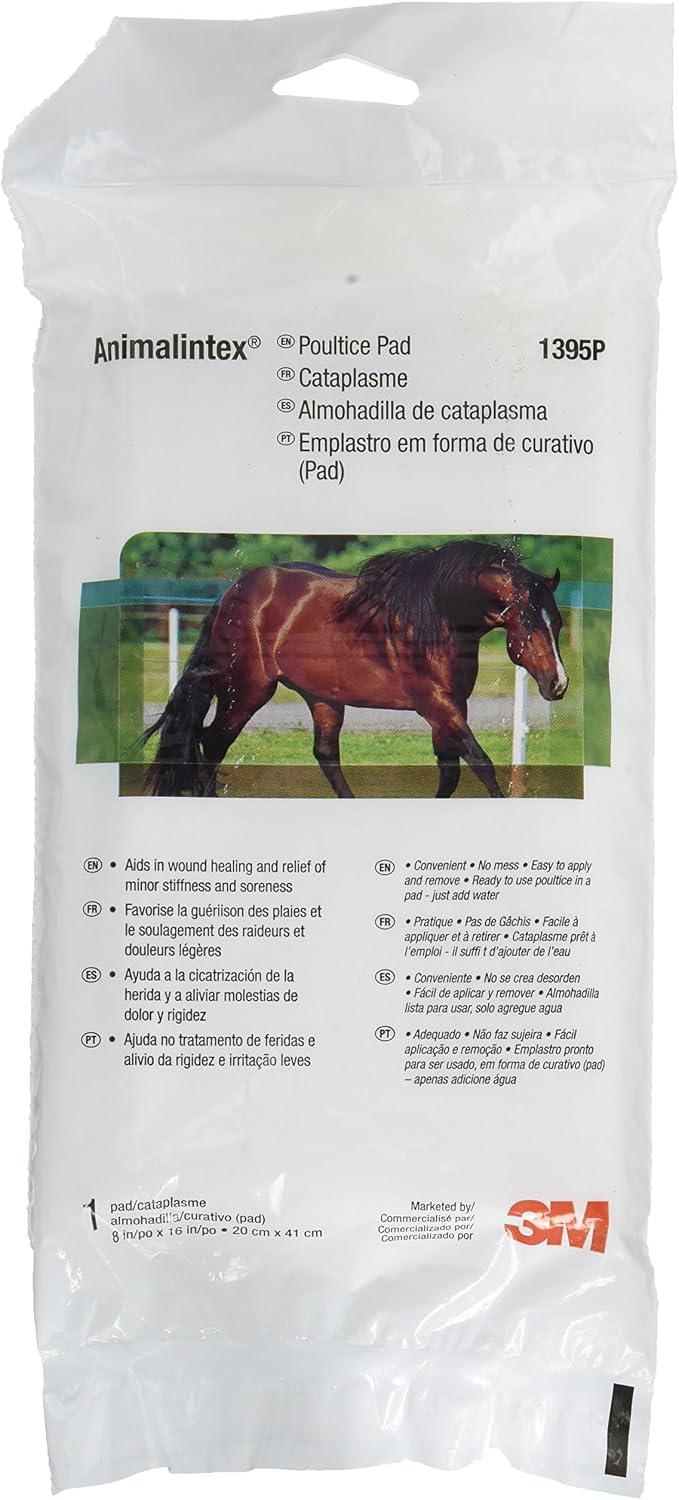 3M Animalintex Hoof & Wound Poultice Pad, 8