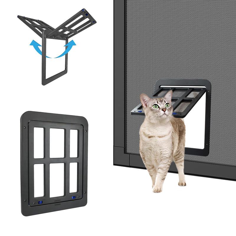 Dog Door for Screen Door, Small Pet Door for Small Dogs Cats, 8.3