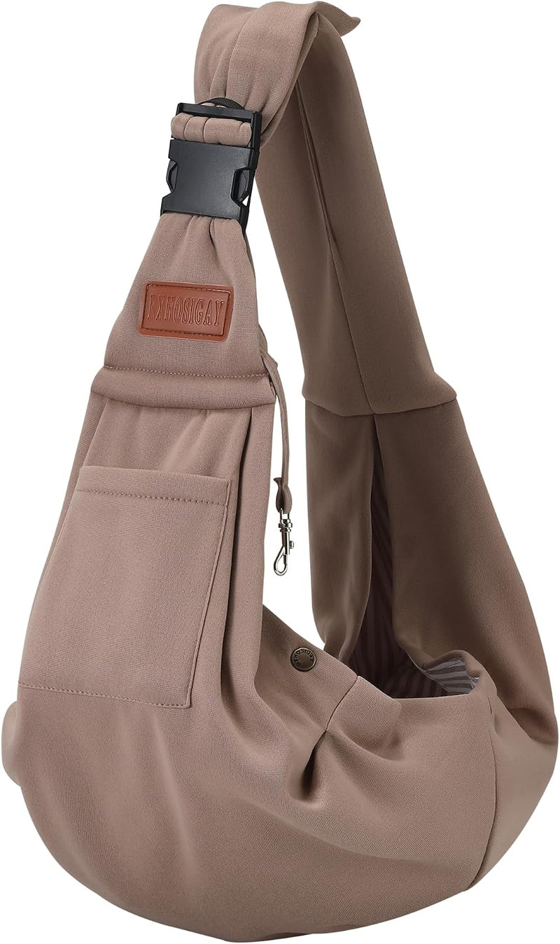 Dog Cats Pet Carrier Pouch Sling Reversible Hand-Free Bag 5–12lbs