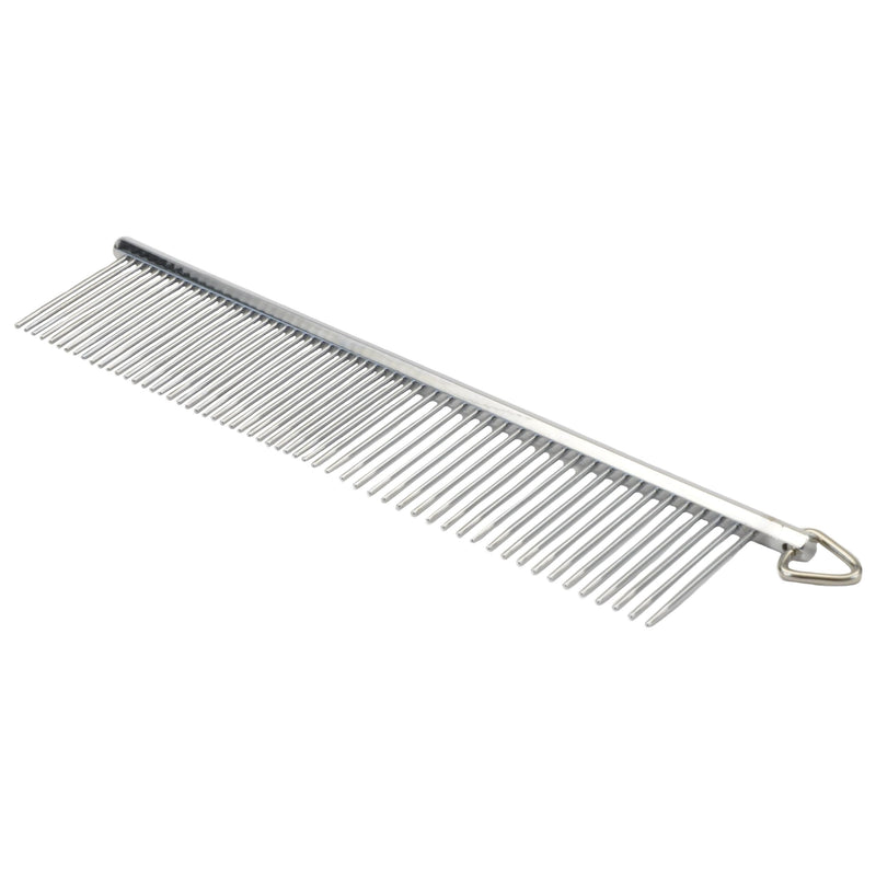Coastal Pet Safari Dog Grooming Comb for Medium and Coarse Coats - Extra-Long Rotating Teeth - Undercoat Rake for Coarse Coats - 7 1/4