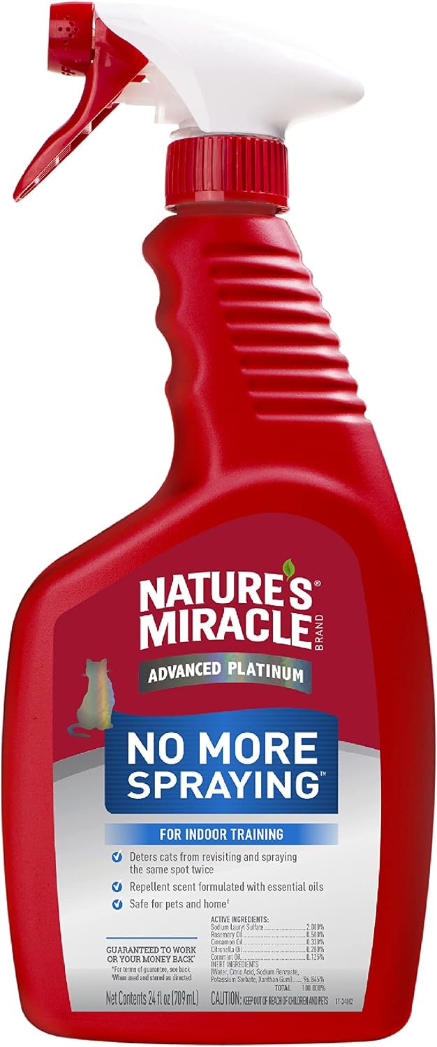 Nature's Miracle Advanced Platinum No More Spraying Training Spray, 24 oz