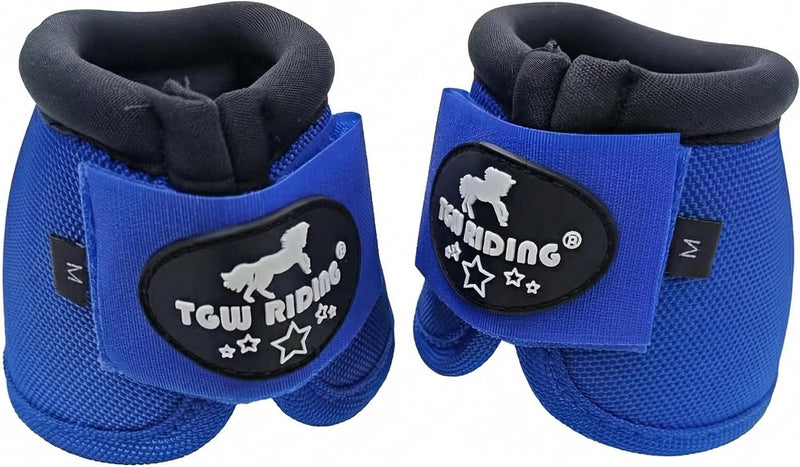 2520D Horse Bell Boots No-Turn Horse Bell Boots, Equine Ballistic Hoof Overreach Bell Boot, Pair