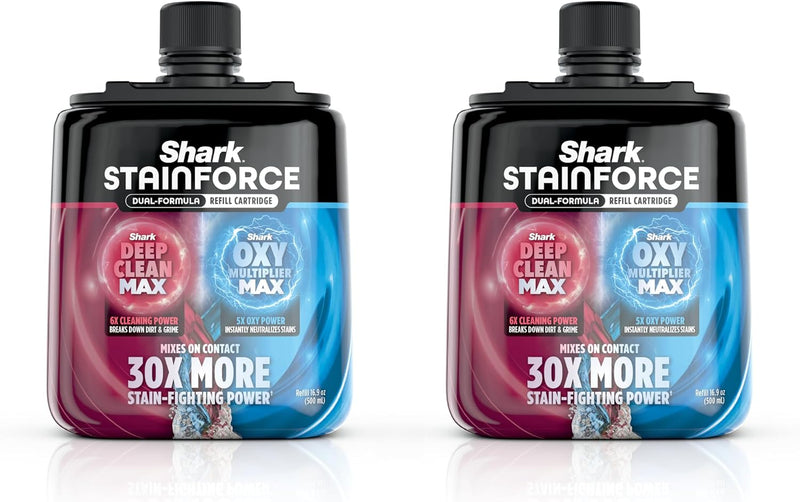 Shark StainForce 2-Pack Refill Cartridge, Stain & Odor Remover, BNDHXCM500