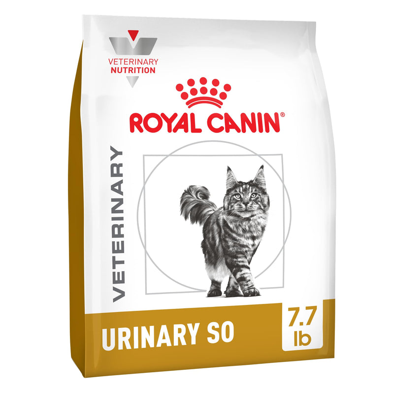Royal Canin Veterinary Diet Feline Urinary SO Adult Dry Cat Food, 7.7 lb Bag