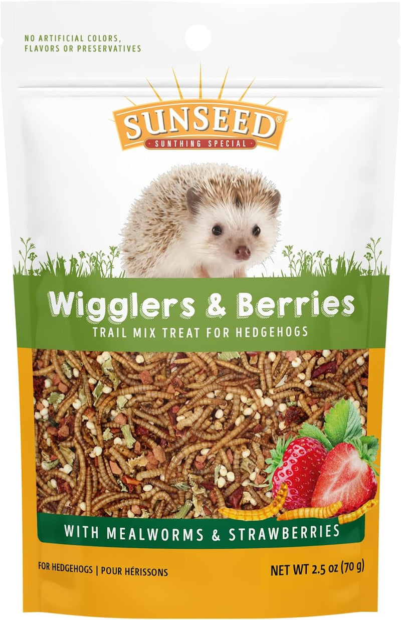 Sunseed VitaKraft Wigglers and Berries Trail Mix Hedgehog Treat 2.5 oz.
