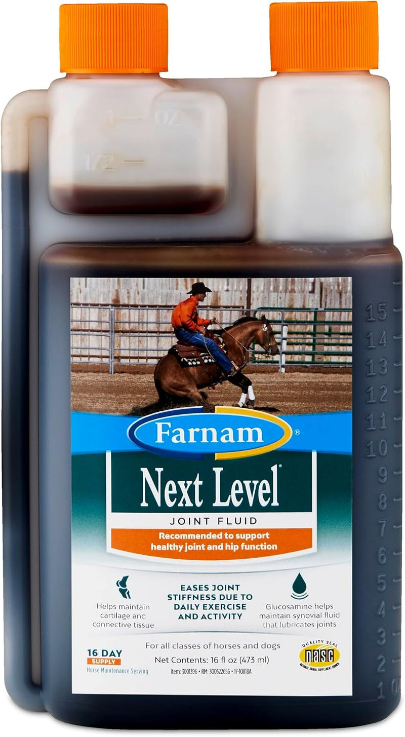 Farnam Next Level Joint Supplement for Horses & Dogs, Helps Maintain Connective Tissue to Ease Stiffness Due to Daily Ac