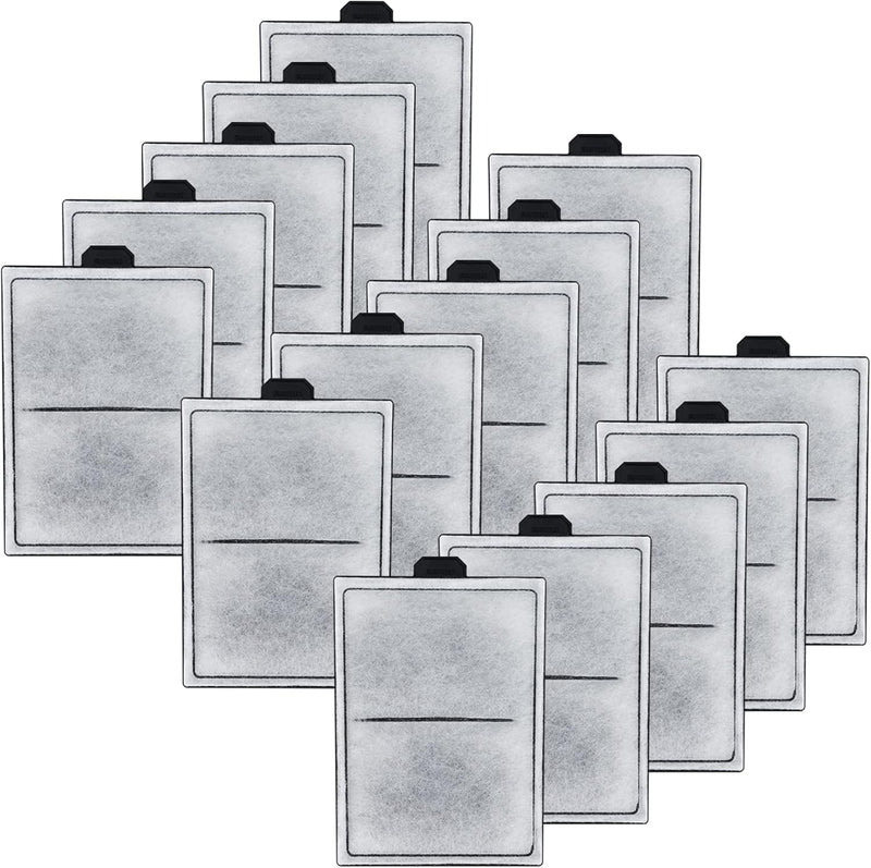 HiTauing 15 Packs PF-L Carbon Cartridges for PF20, PF30, PF40 and PF75 Power Filters