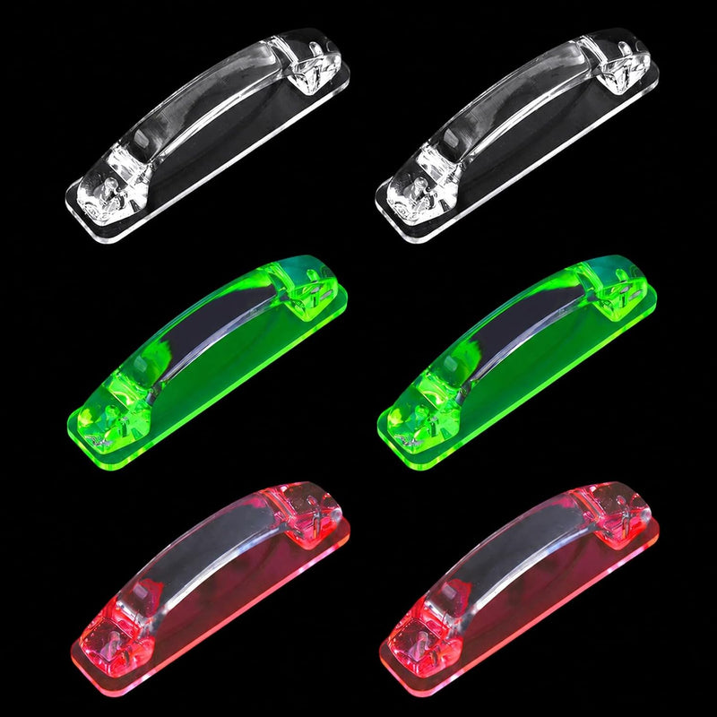NestBasics 6pcs Aquarium lid Hinge Acrylic Fish Tank Glass Canopy Handle Fish Tank Hood top Cover Replacement Double Tap