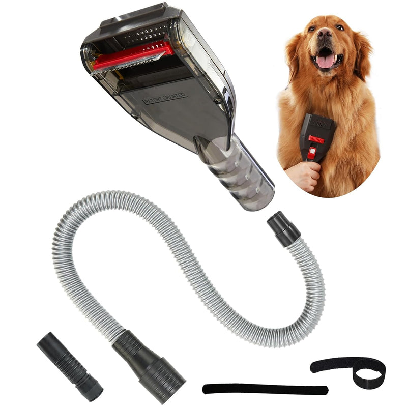 Dog Brush Vacuum Attachment with 1