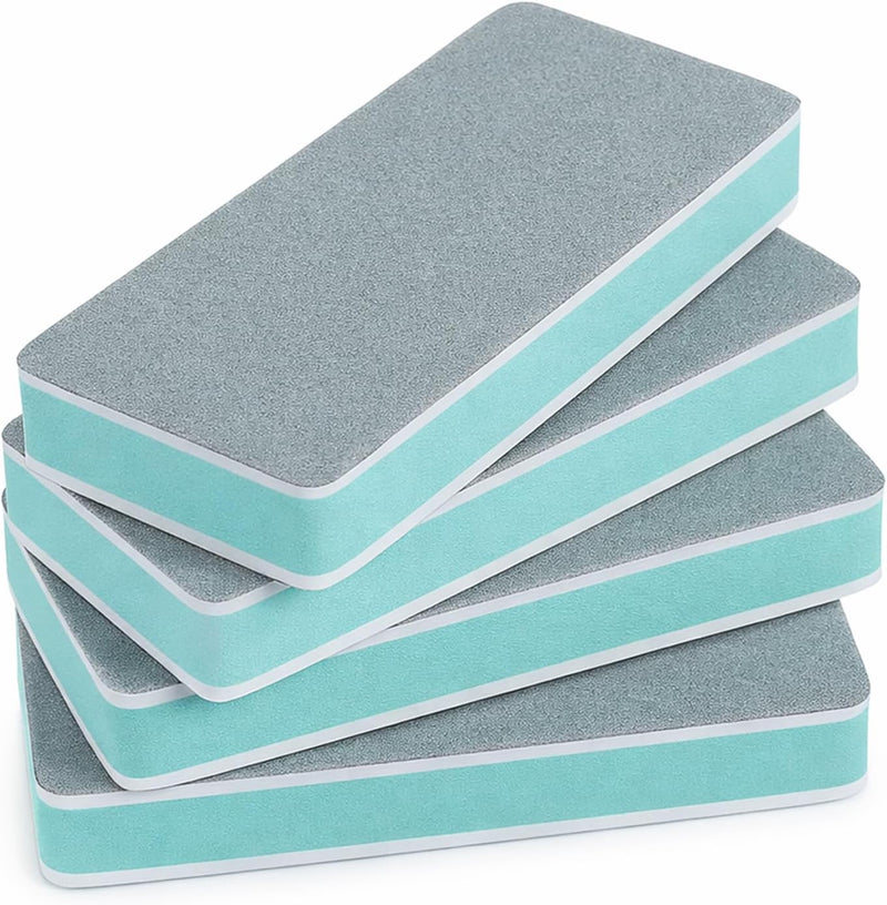 4 Pack Reusable Aquarium Cleaning Sponge to Clean Fish Tank, Double Sided Aquarium Sponge Cleaner for Glass, Non-Scratch