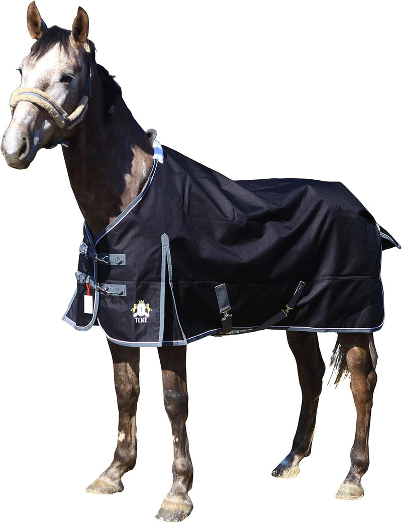 T TEKE Deluxe 1200D Horse Turnout Blanket, 200g Fill
