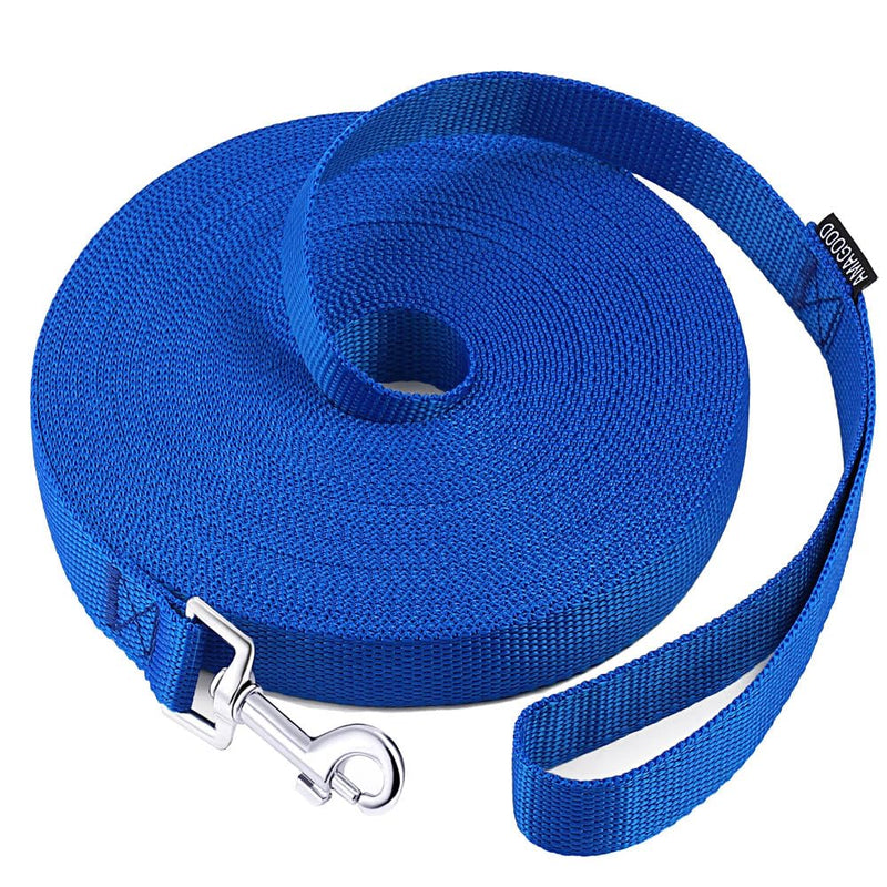 AMAGOOD Dog Leashes for Large, Medium & Small Dogs,20 ft Long Dog Leash-for Training,Tie Out,Play,Safety,Camping (20Feet x 1Inch, Blue)