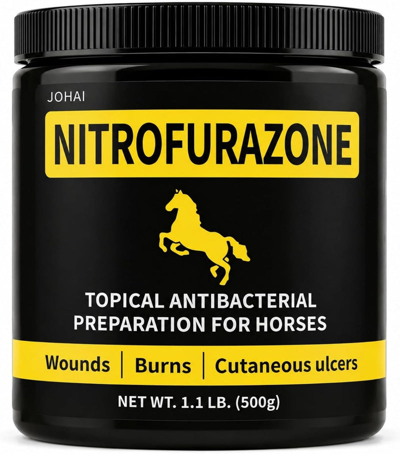 Nitrofurazone for Horses, for Infections of Wounds, Burns & Ulcers, 1.1 lb