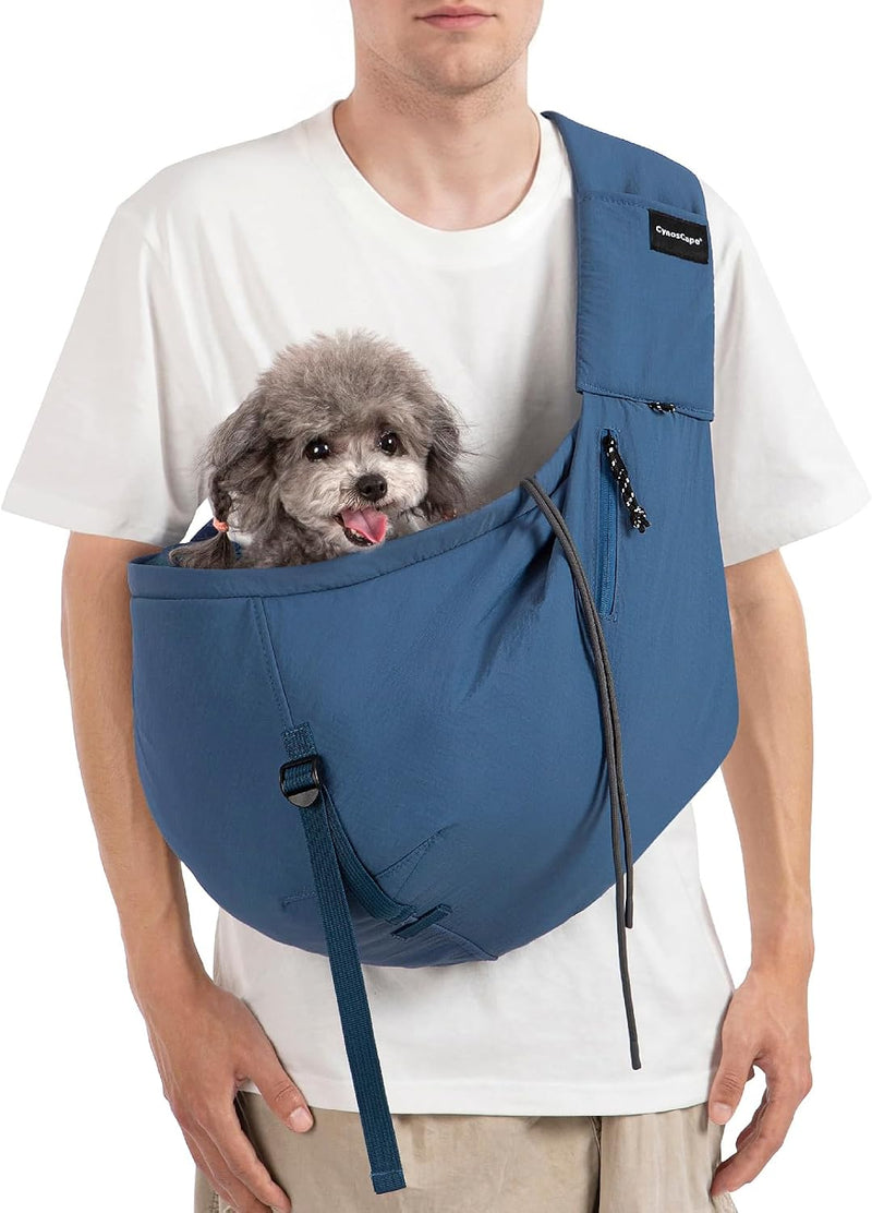 Dog Sling Carrier for Small Dogs & Cats,Pet Carrier Sling Bag with Adjustable Straps,Comfortable & Secure Travel Crossbo