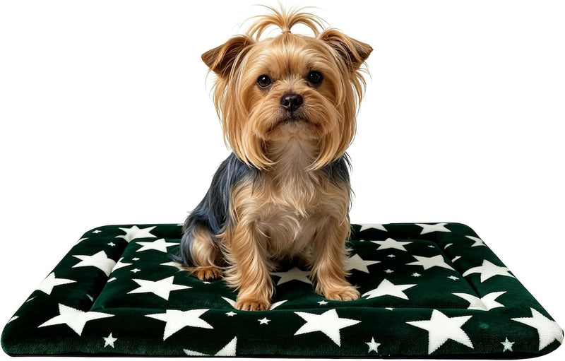 Dog Bed Mat,Reversible & Ultra Soft Kennel Pad-Machine Washable Pet Bed for Dogs & Cats-All-Weather Crate Liner for Crat