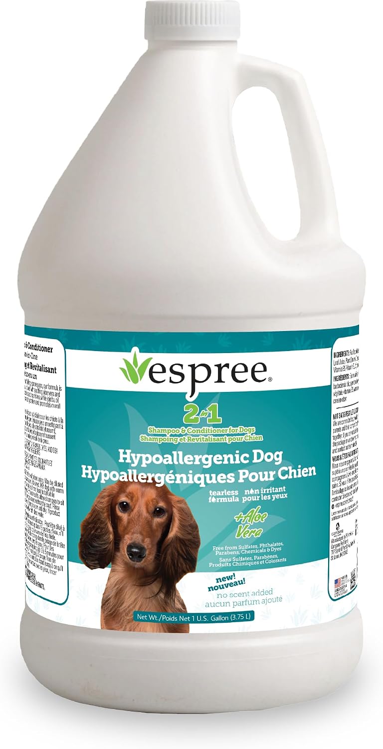 Espree Hypoallergenic Dog Shampoo & Conditioner, Sensitive Skin, Gallon