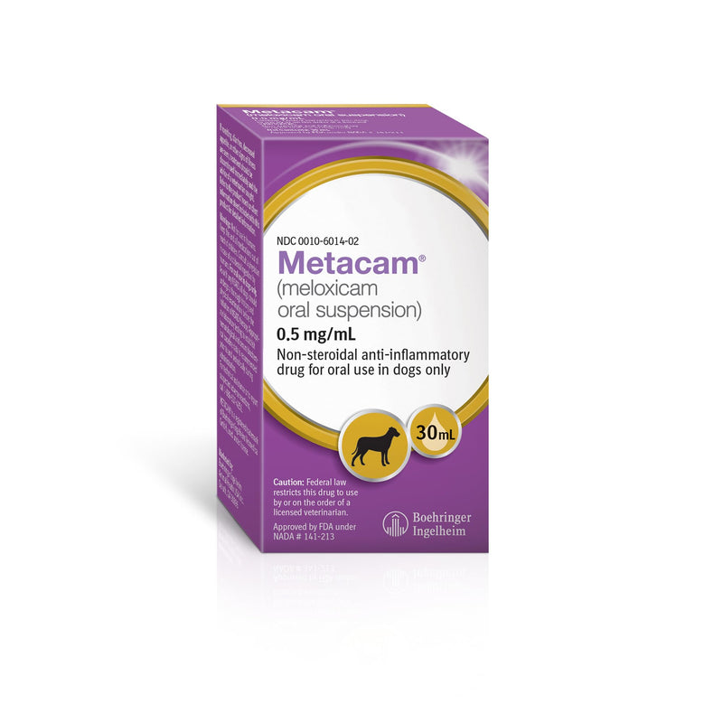 METACAM® (meloxicam Oral Suspension) for Dogs, Anti-inflammatory (NSAIDs) 0.5 mg/mL, 30 mL Bottle