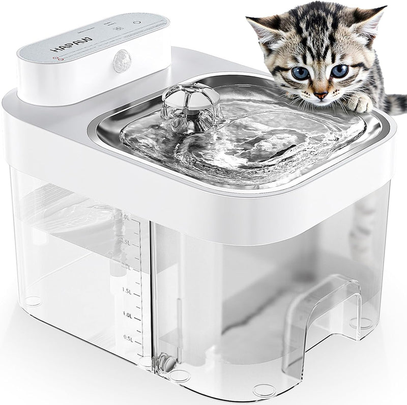 Filterless Cat Water Fountain - Wastewater Separation Pet Dispenser