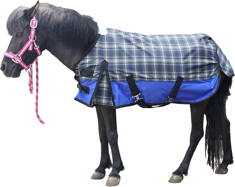 LEAFOREST 600D Pony Miniature Horse Rain Sheet Turnout Blanket No Fill