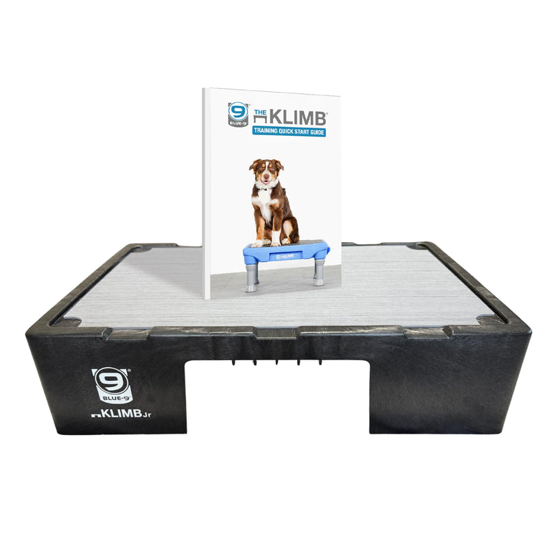Blue-9 KLIMB Jr. Professionally Designed Dog Training Platform and DIY Guide for Behavior Basics, Made in The USA, Black
