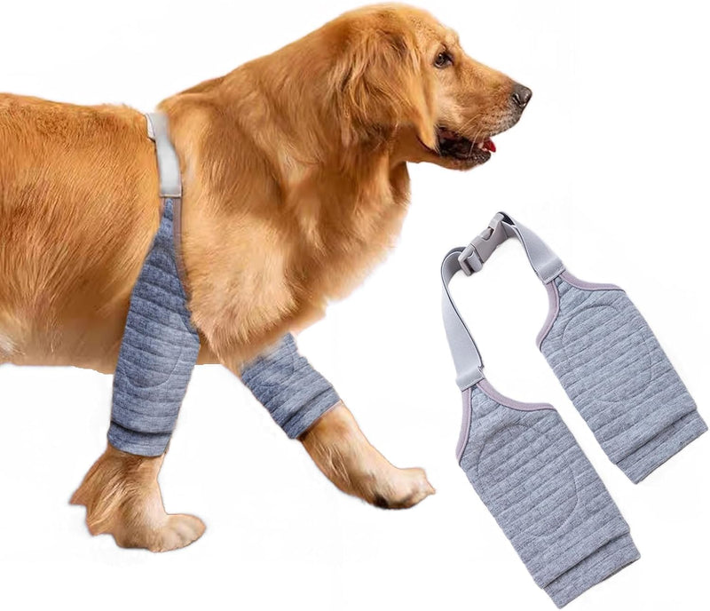 MANON ROSA Dog Elbow Pads – Knee Wrap Front Leg Sleeves for Large Dogs, Wound Protection & Anti-Licking Brace for Injure