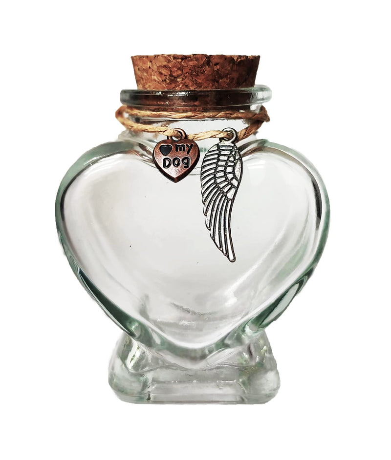 memorial bottle for pet hair,Pet fur memorial fur keepsake,dog cat keepsake fur, pet memorial urn (dog)
