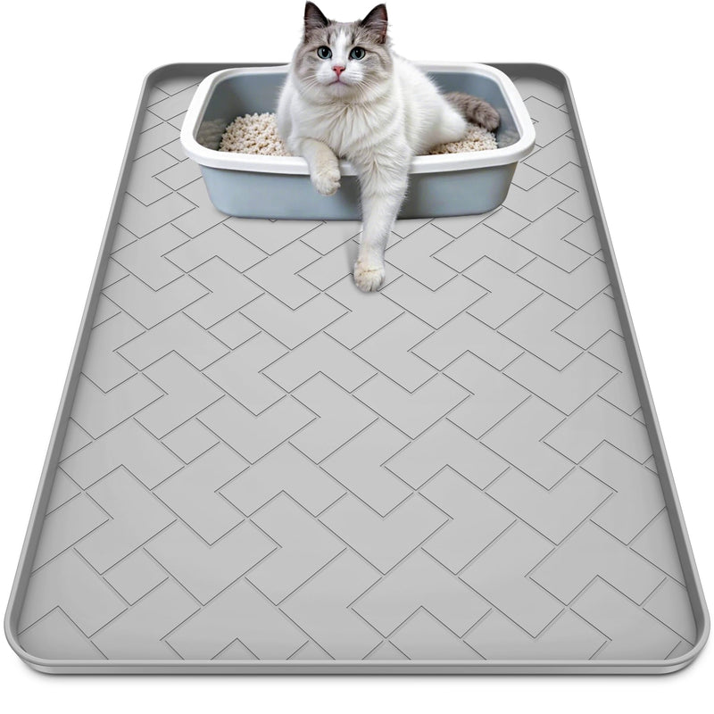 Silicone Cat Litter Mat for litter box Large 34
