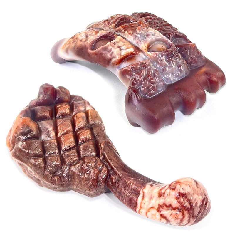 Fuufome Dog Chew Toys for Aggressive Chewers:2 Pack Indestructible Dog Toy for Large Breed- Tough Nylon Teething Bone Toy to Keep Them Busy