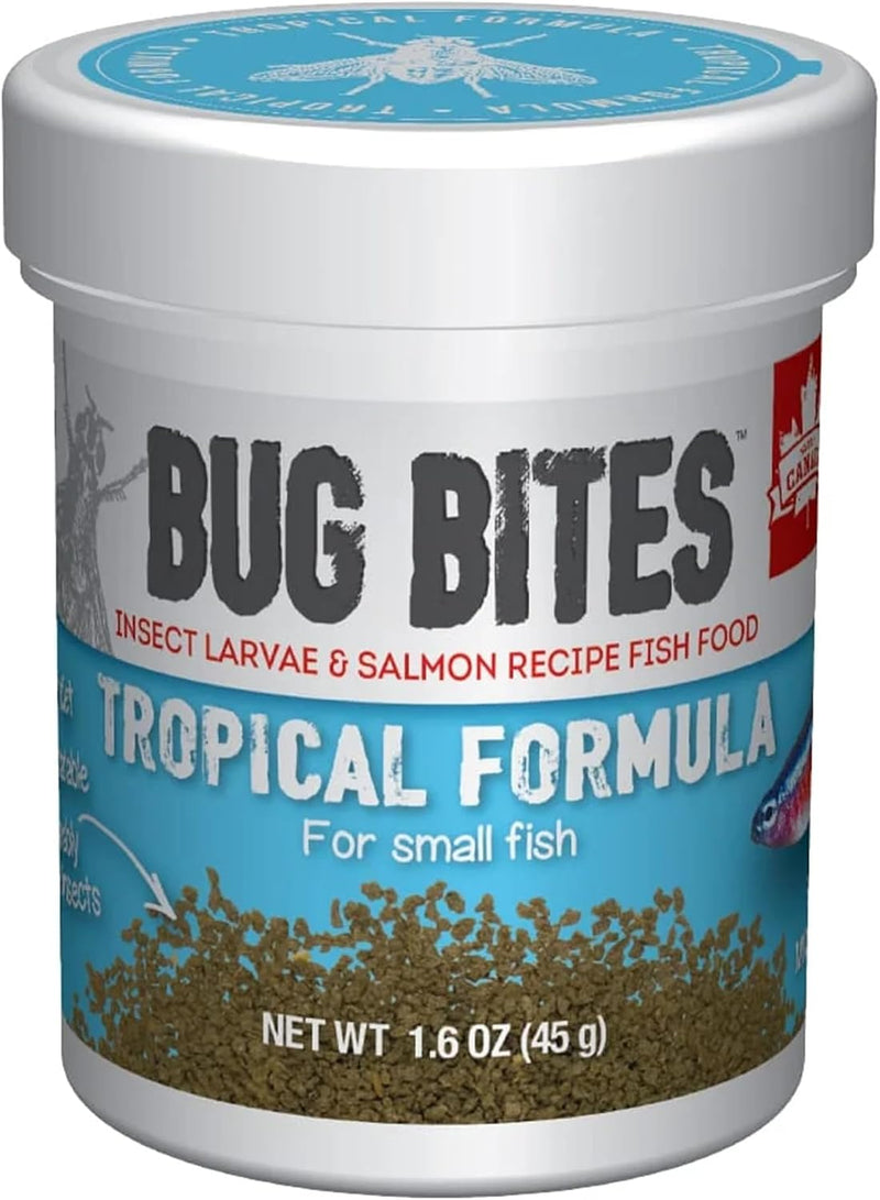 Fluval Bug Bites Tropical Fish Food, 1.6 oz.